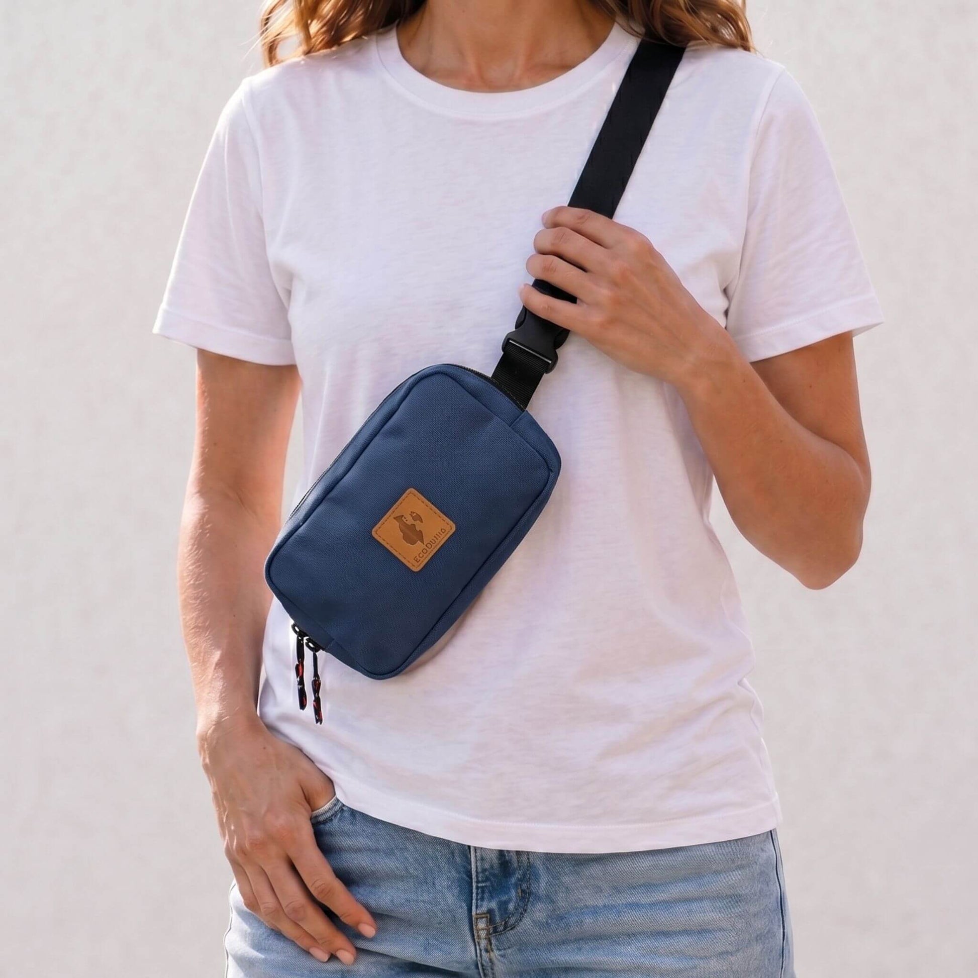 Canvas Crossbody Belt Bag Pouch, The Everywhere Belt Bag #color_navy-blue