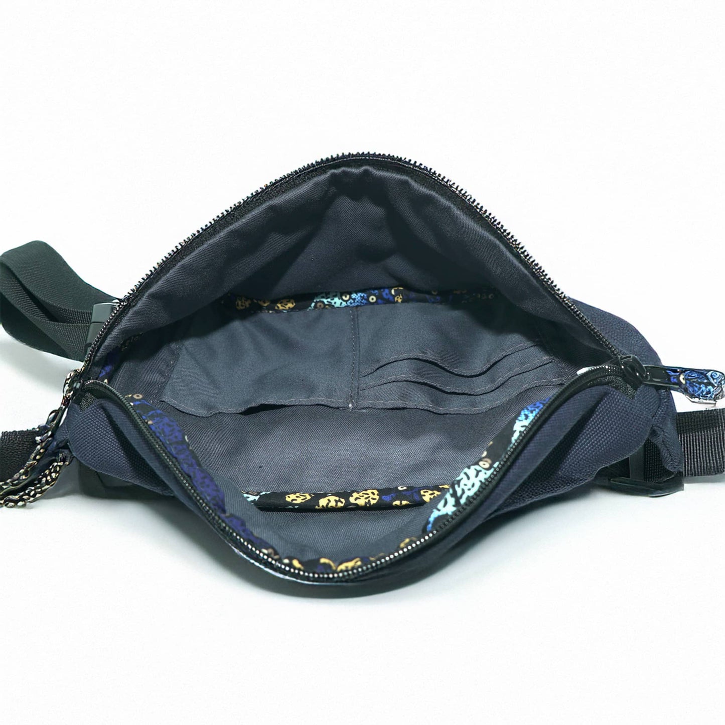 Anto Canvas Crossbody Fanny Pack #color_navy-blue