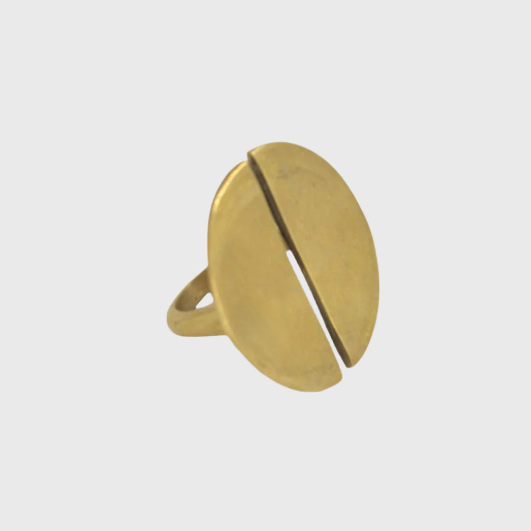 Disc Half Moon Ring | Imba