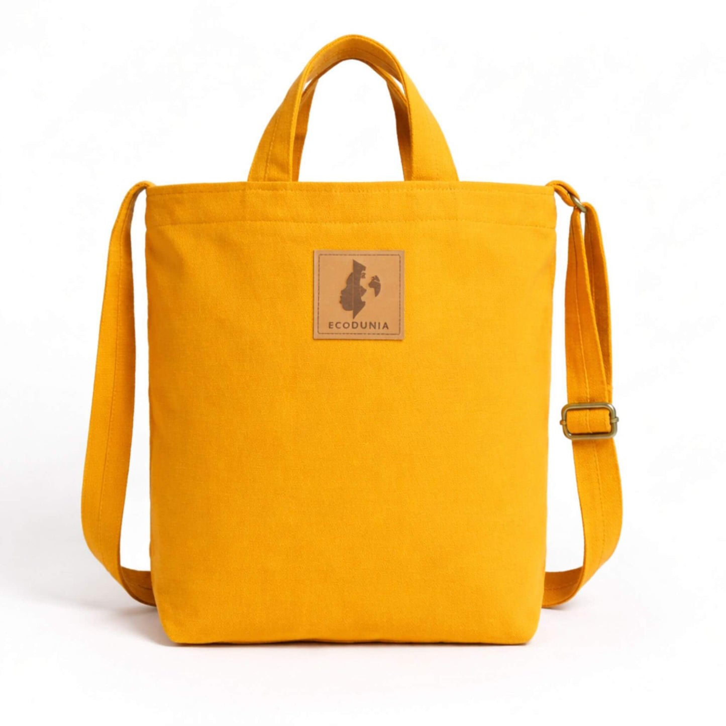 Canvas Carry-All Crossbody Bag for Men & Women | Amani #color_orange