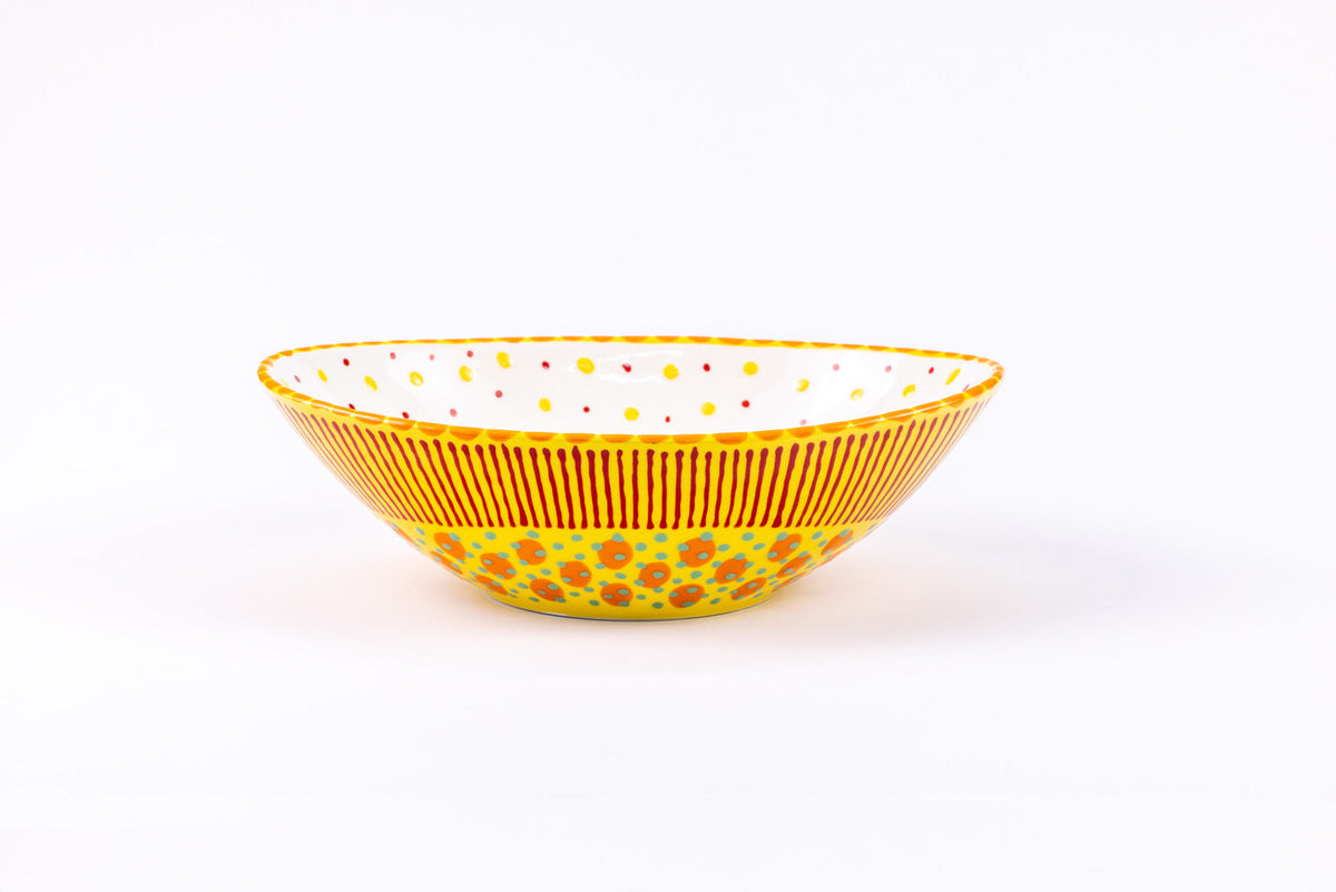 Ceramic Oval Serving Bowl