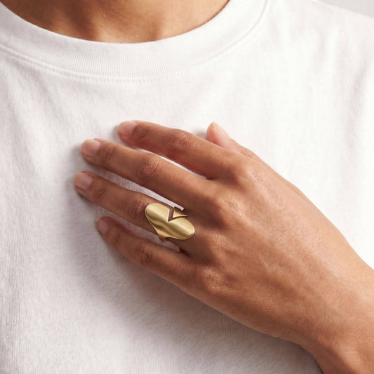 Oval Shield Ring | Zola Ecodunia