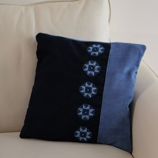 Maha Pillow Cover - Blue