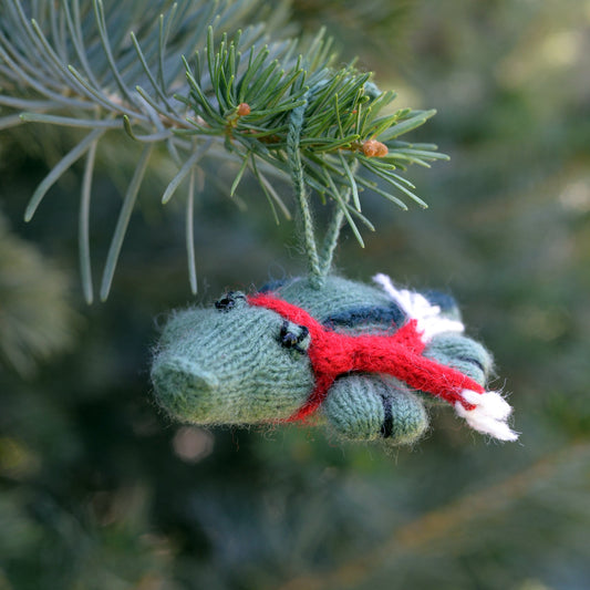 Alligator Ornaments, set of 2