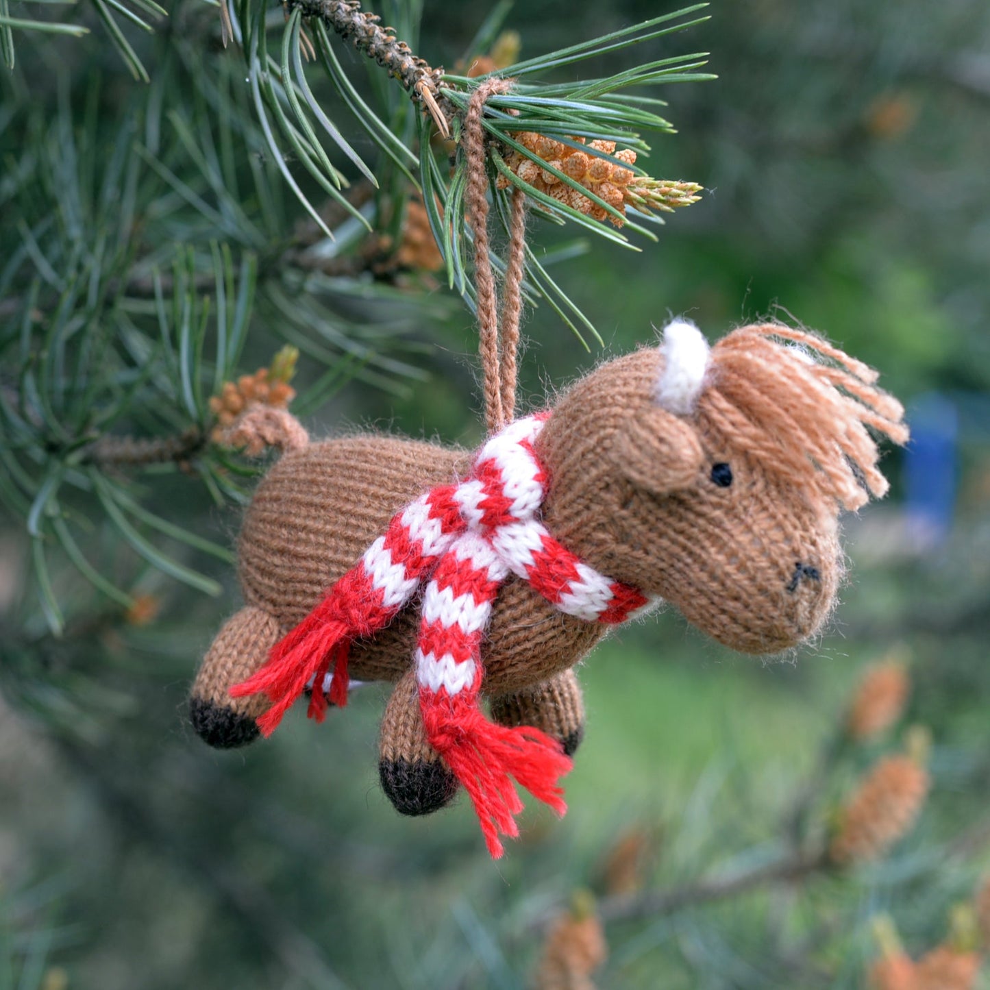 Highland Cow Ornaments, set of 3