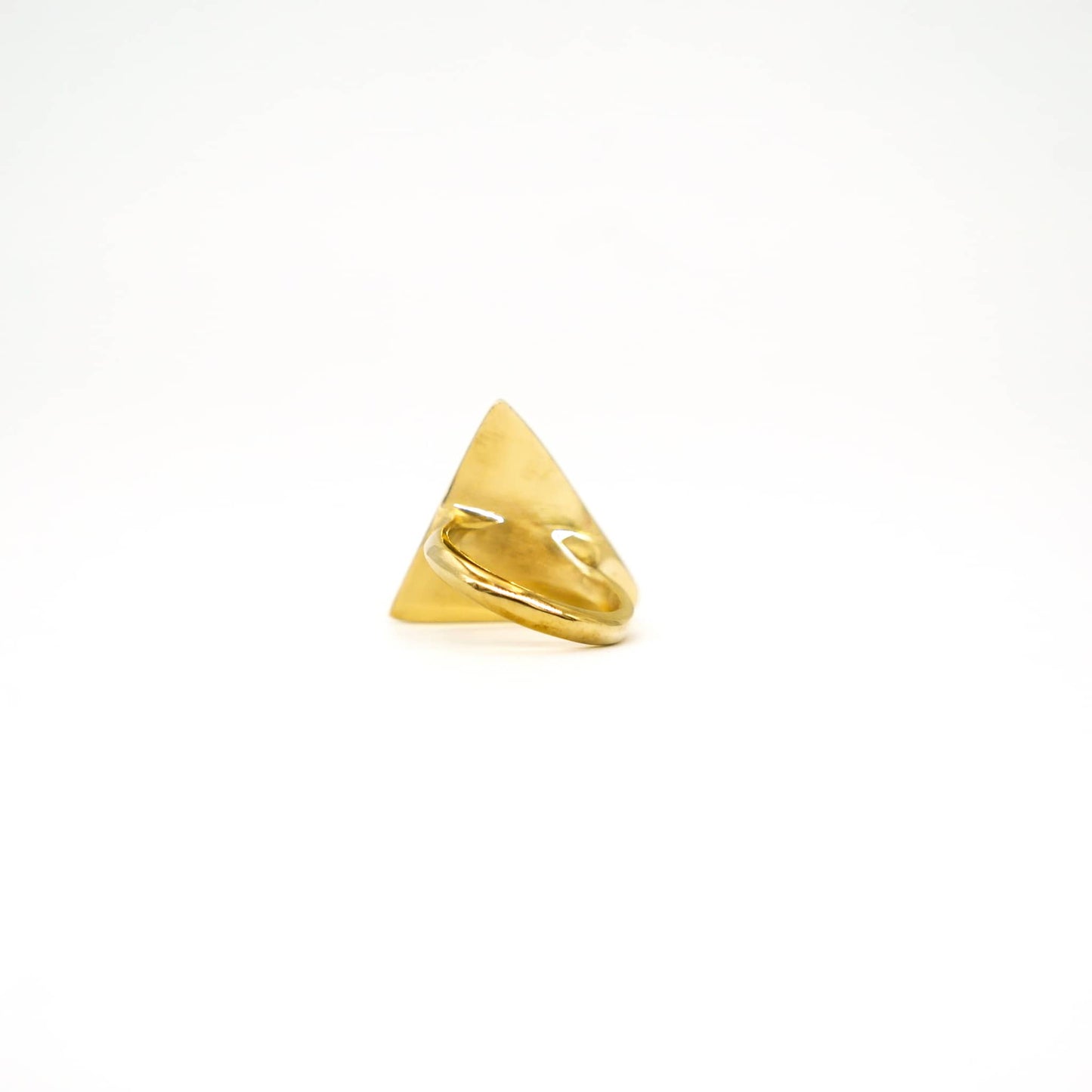 Hammered Smooth Triangle Ring | Pambo Ecodunia