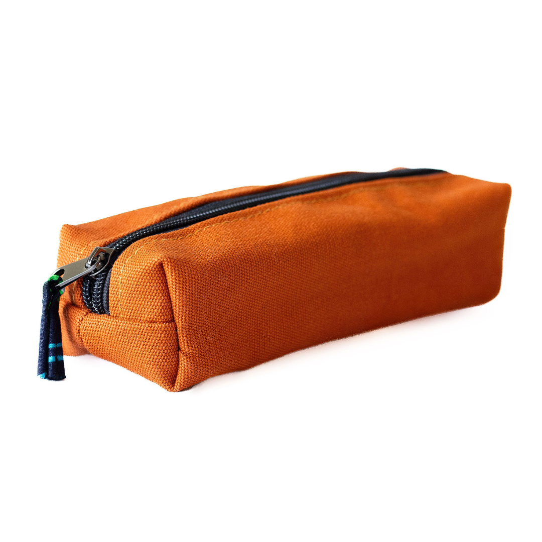 Pencil Pouch Zipper Bag rust #color-rust