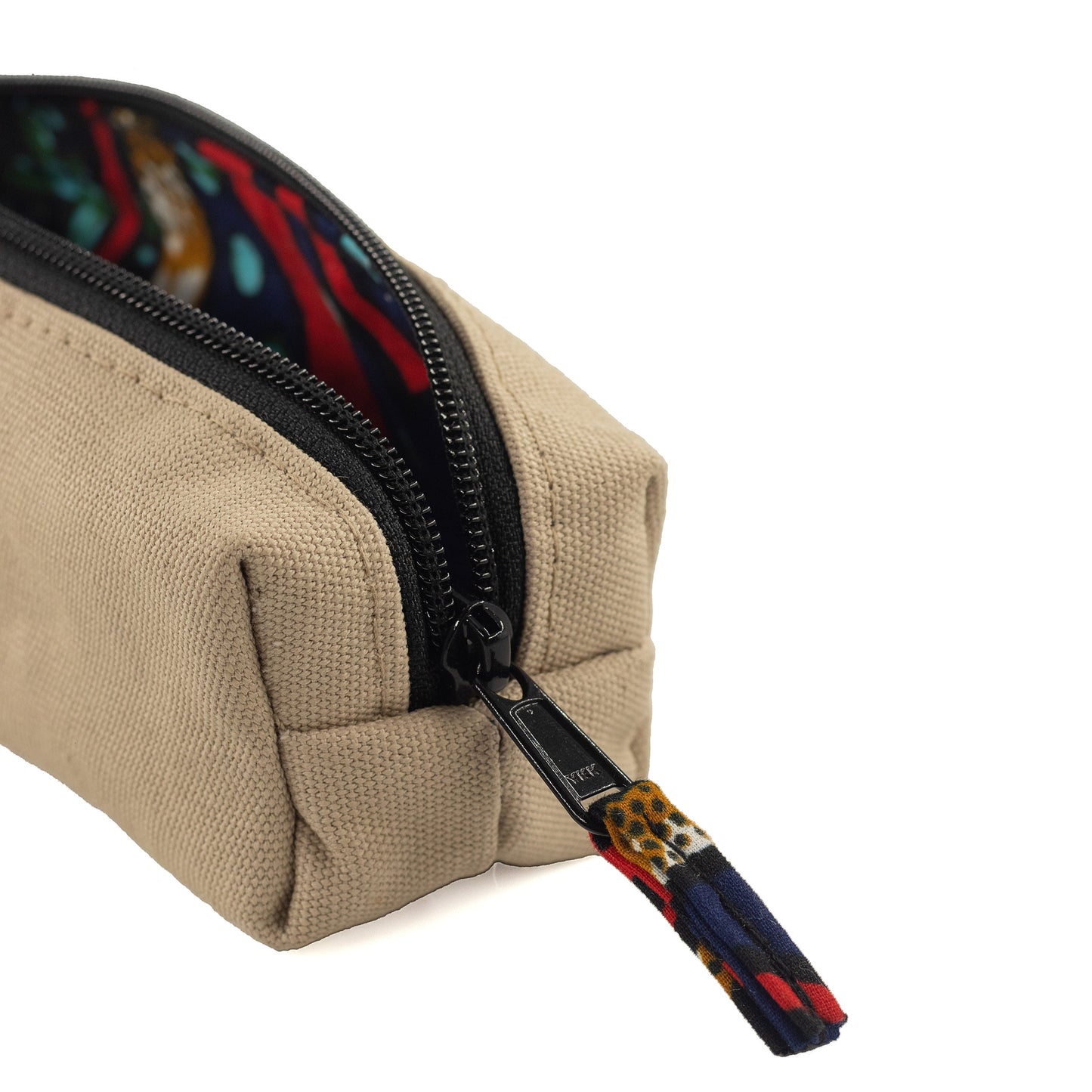 Pencil Pouch Zipper Bag #color_sand-white