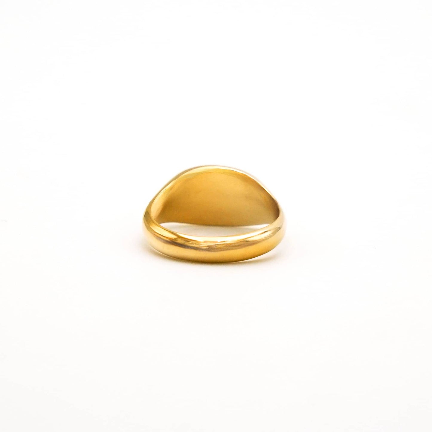 Brass Narrow Signet Ring | Bedi - EcoDunia