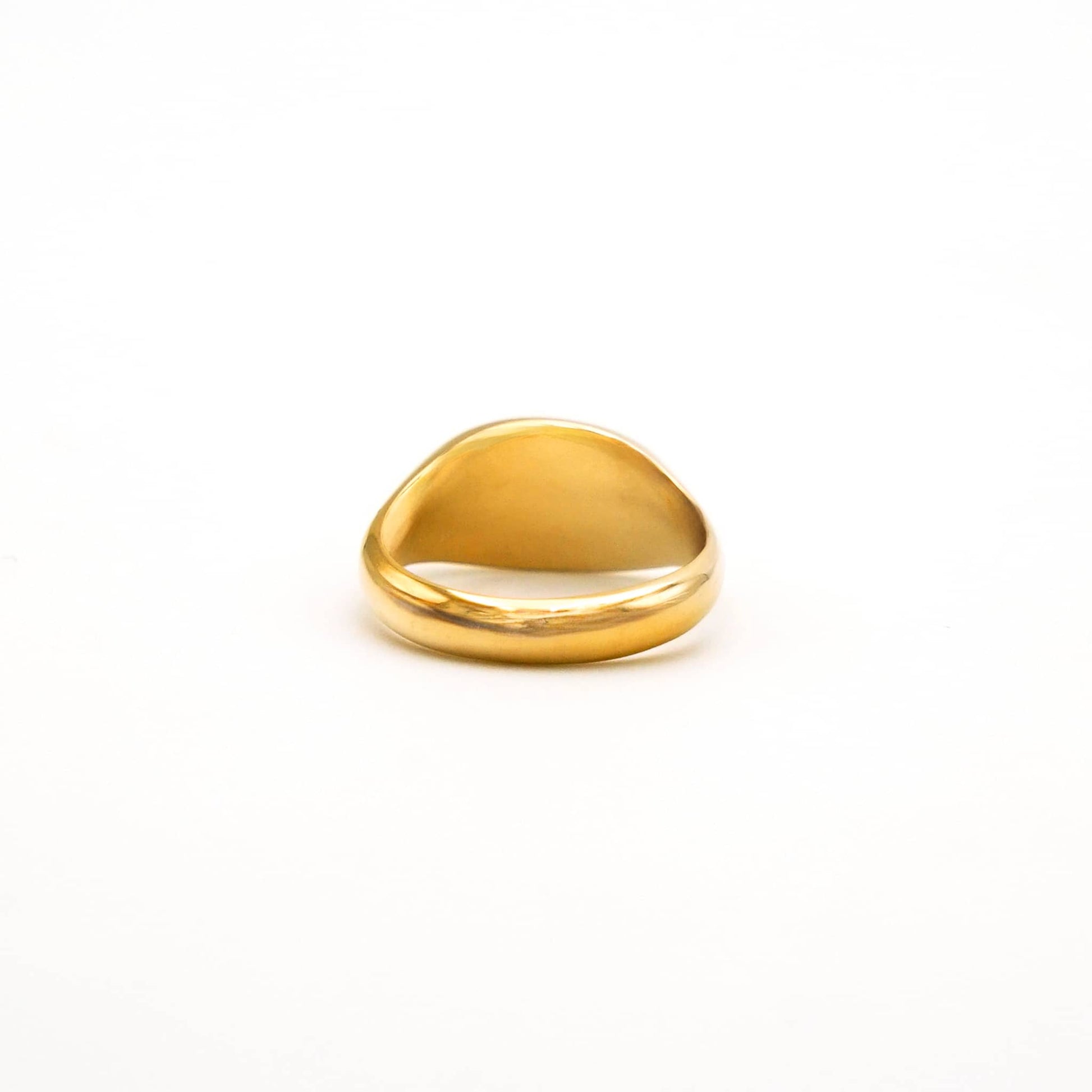 Brass Narrow Signet Ring | Bedi - EcoDunia