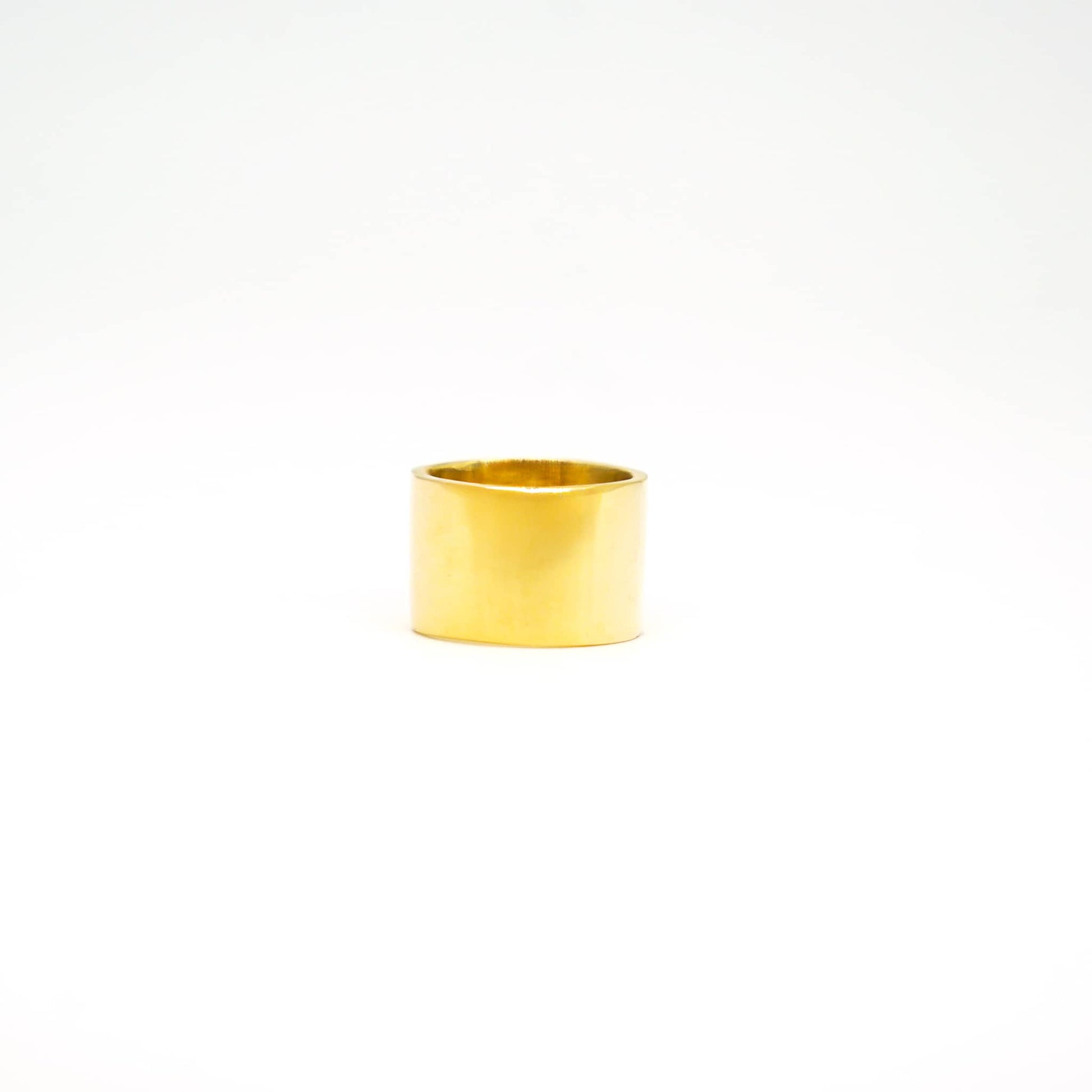 Brass Wide Band Solid Ring | Rahisi Ecodunia