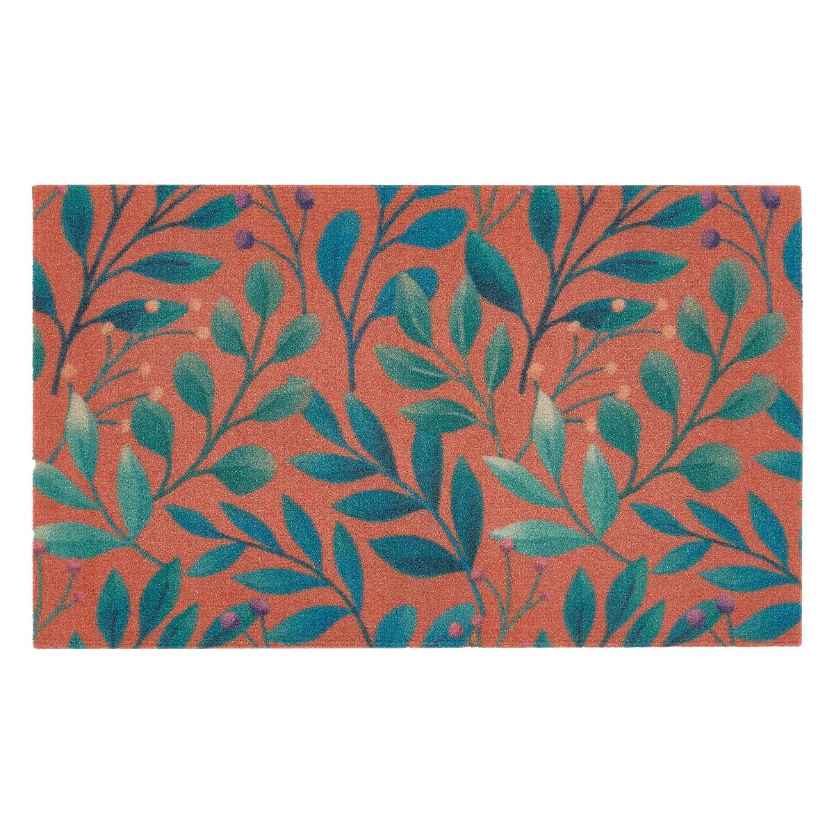 Rainforest Peach Outdoor Doormat – 18" x 30" Non-Slip, Nylon