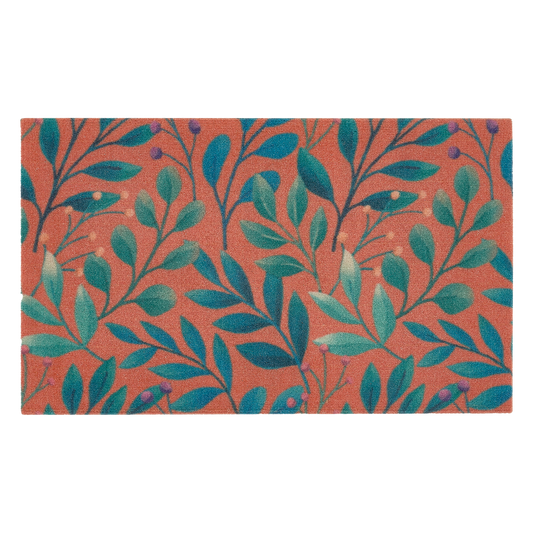 Rainforest Peach Outdoor Nylon Doormat - 18" x 30"
