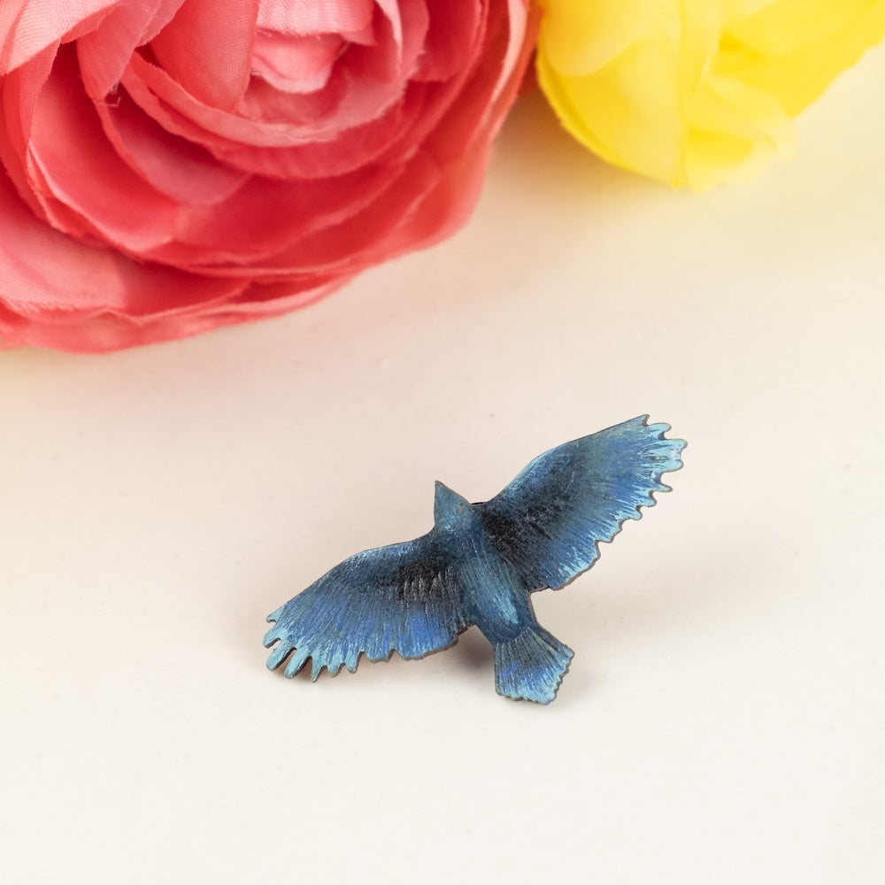 Raven Brooch