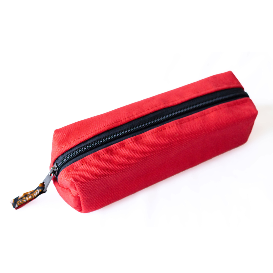 Pencil Pouch Zipper Bag #color_red