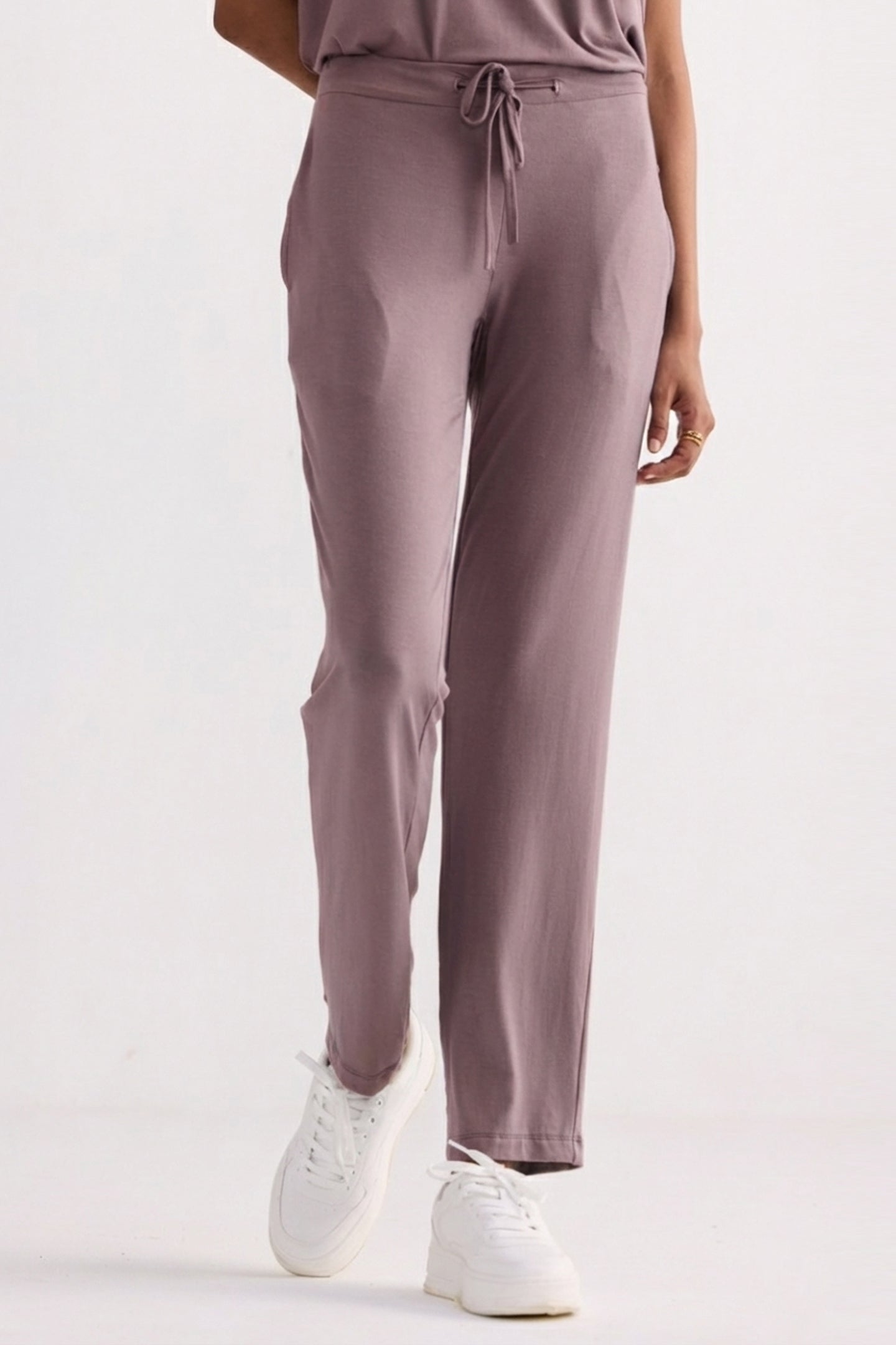 Relaxed Tee Set in Dusty Rose