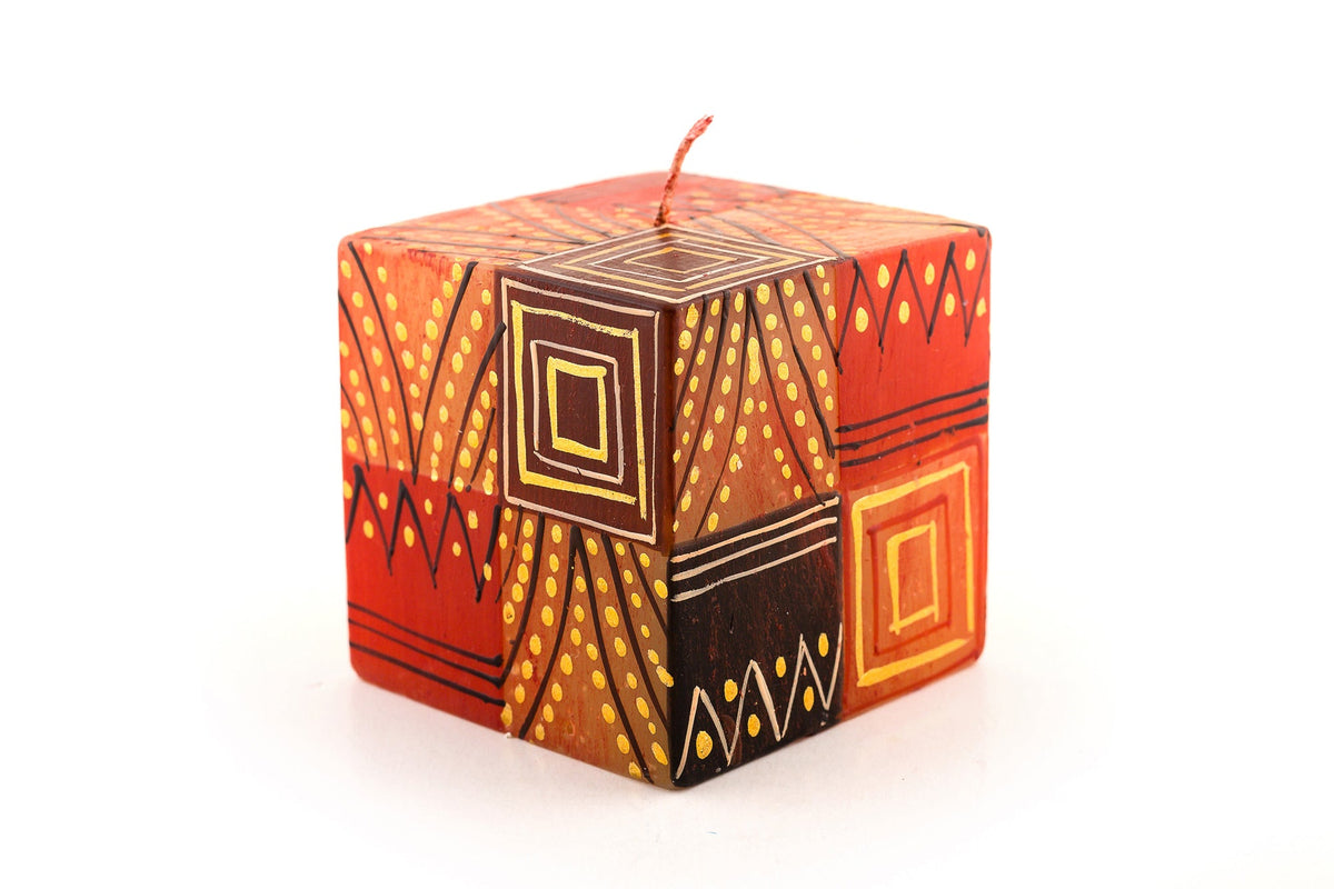 Safari Gold Painted Candles