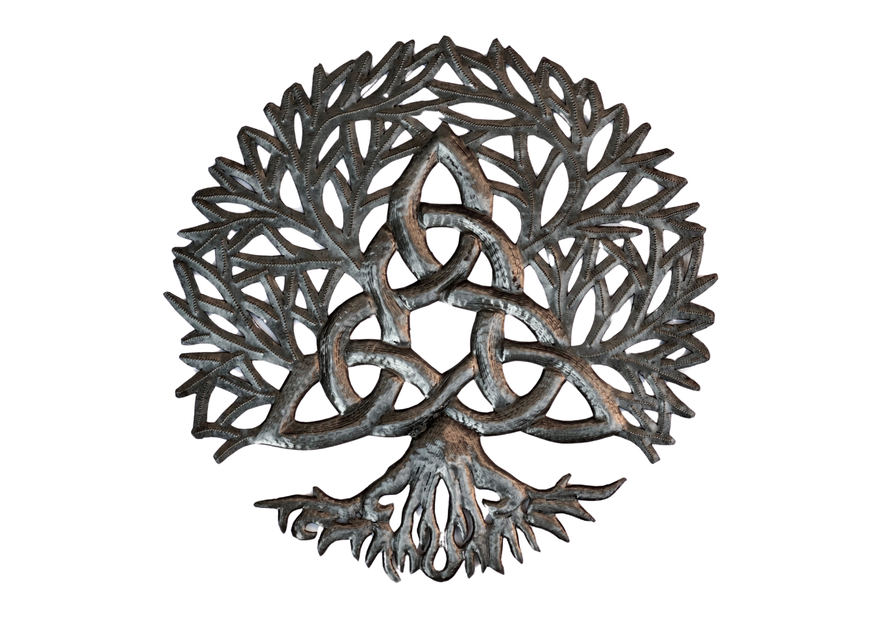 Celtic Knot Symbol, Tree of life Wall Hanging Art 11"