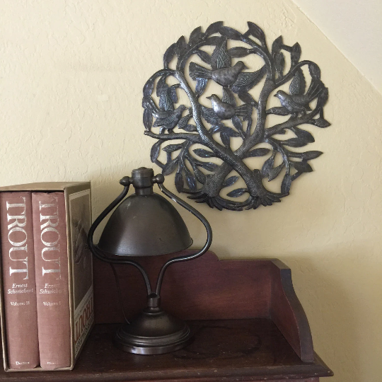 15" Tree of Life, Good Luck,Metal Wall Art Spring Home Decor