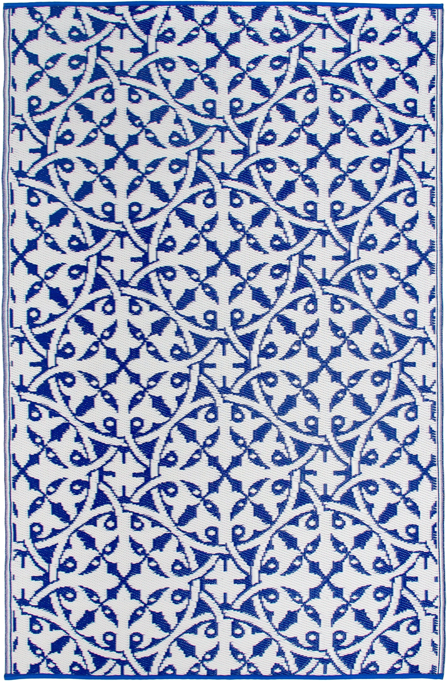 San Juan - Dark Blue Outdoor Rug for Patio FINAL SALE