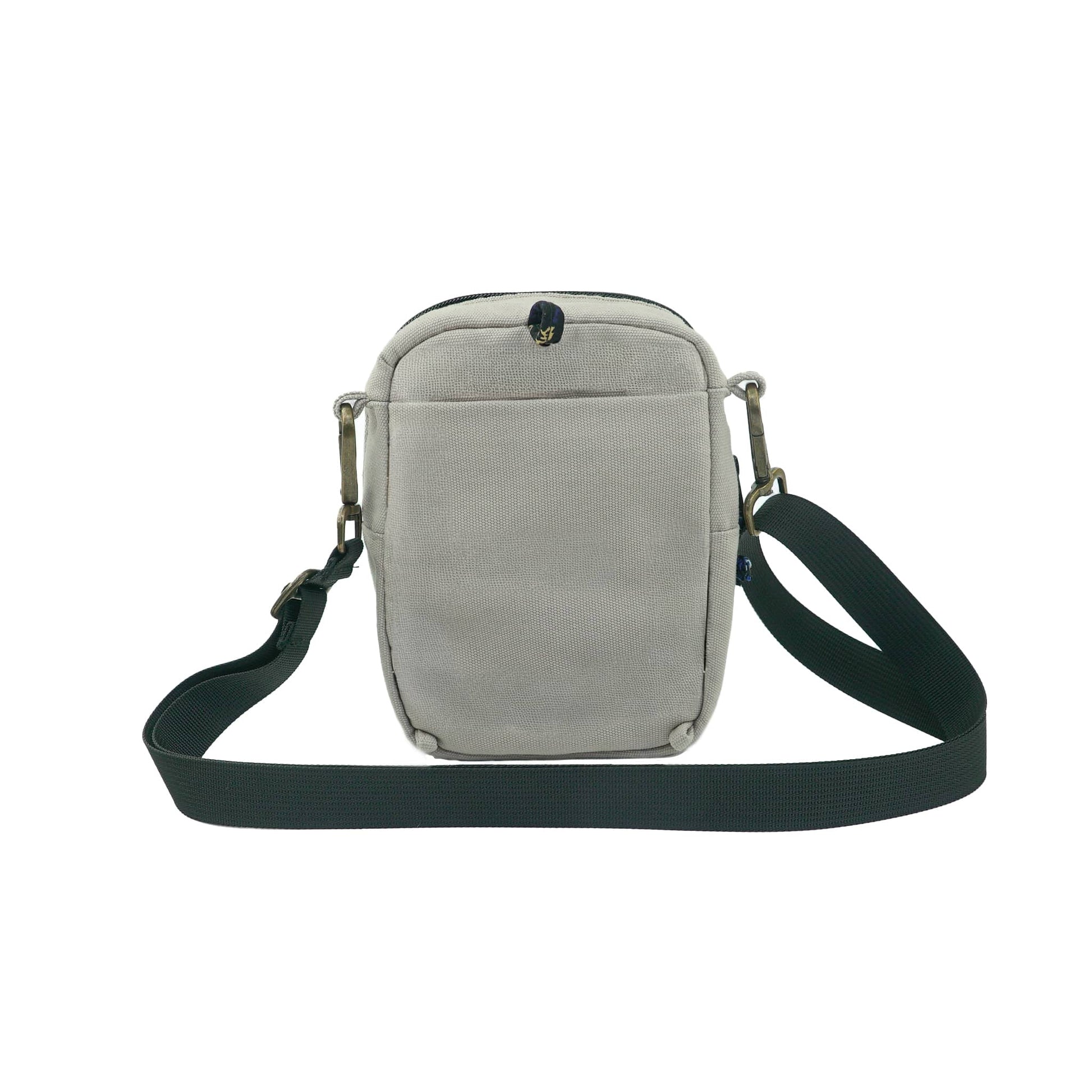 Rozi Canvas Crossbody Bag 1L | Mini Shoulder Bag #color_sand-white