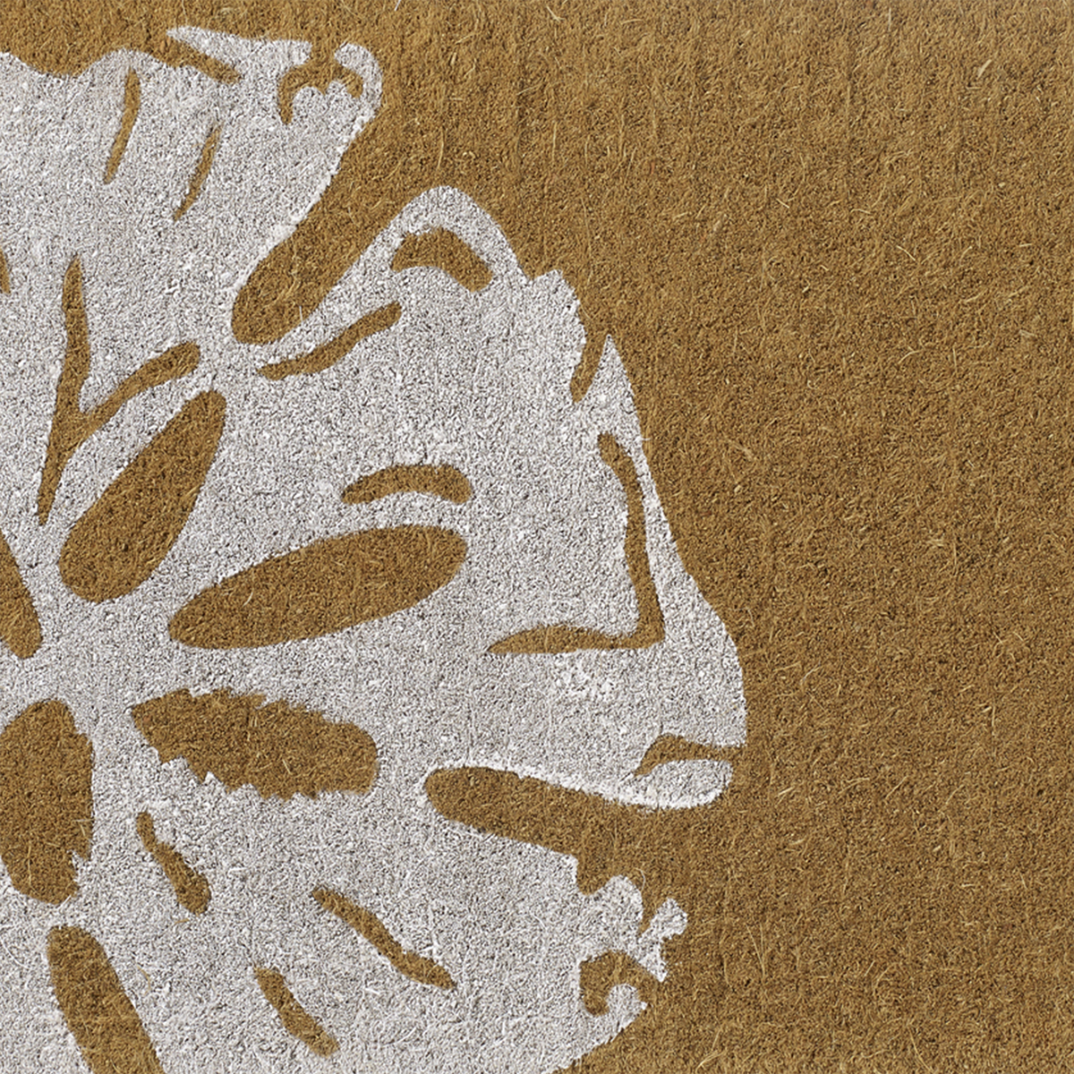 Sand Dollar Coir Doormat