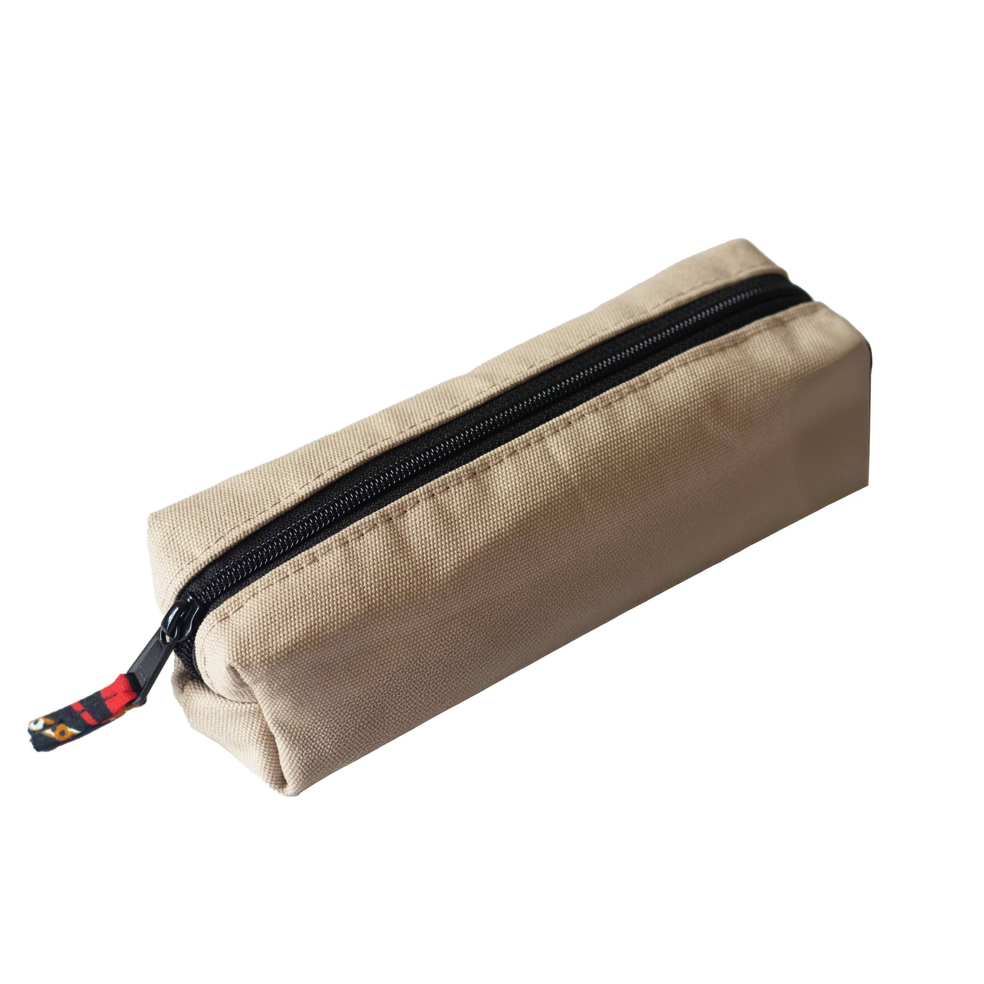 Pencil Pouch Zipper Bag #color_sand-white