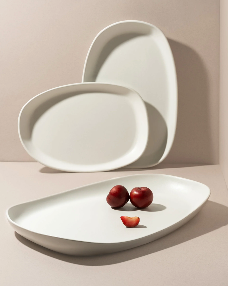 Mini Long Stoneware Serving Platter - Medium