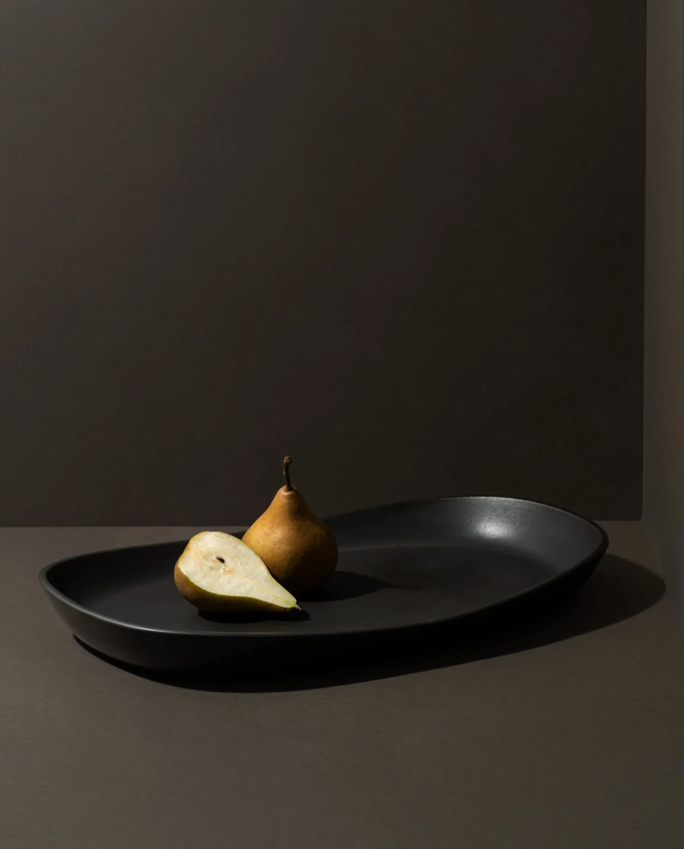 Mini Long Stoneware Serving Platter - Medium