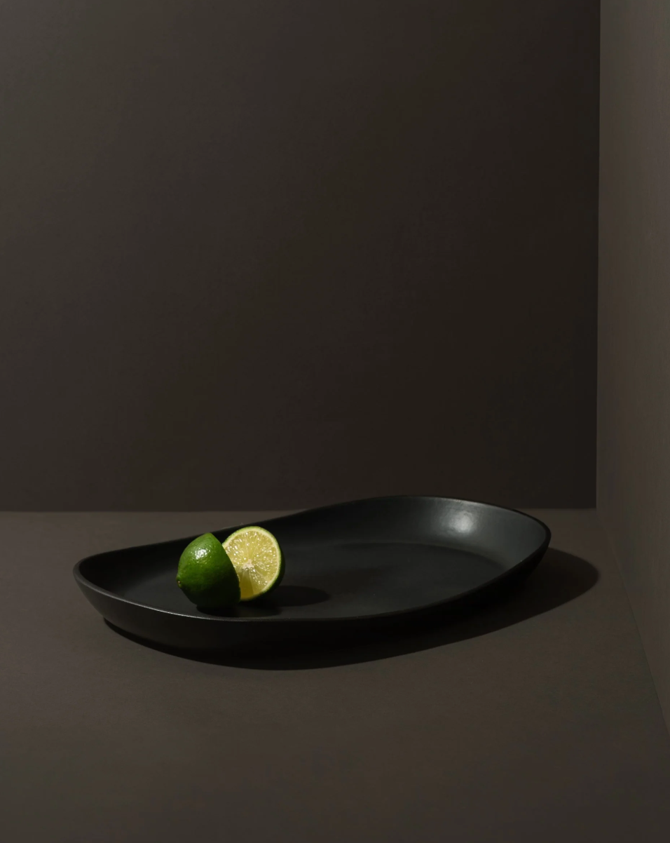 Mini Long Stoneware Serving Platter - Medium