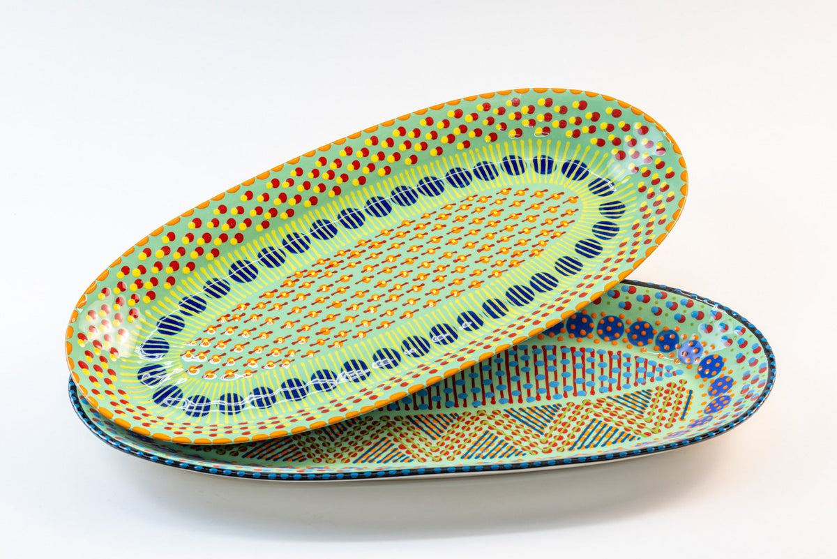 Ceramic Oval Serving Platter