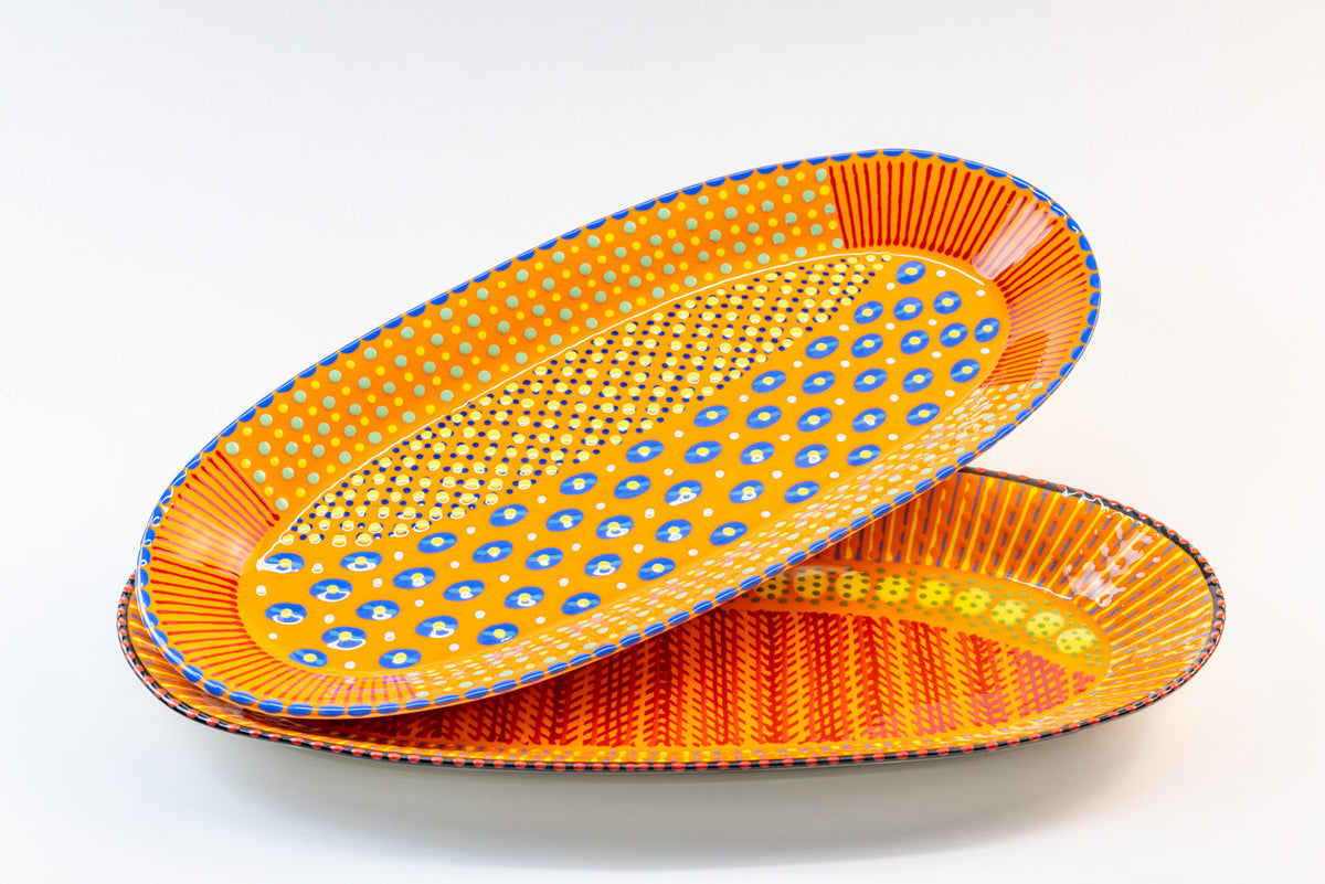 Ceramic Oval Serving Platter