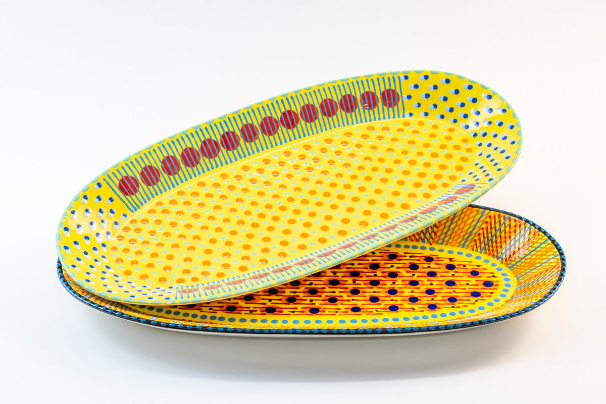 Ceramic Oval Serving Platter