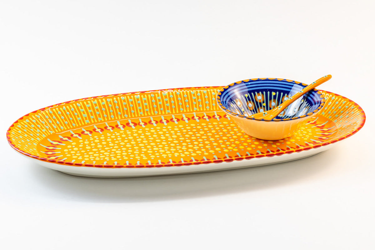 Ceramic Oval Serving Platter