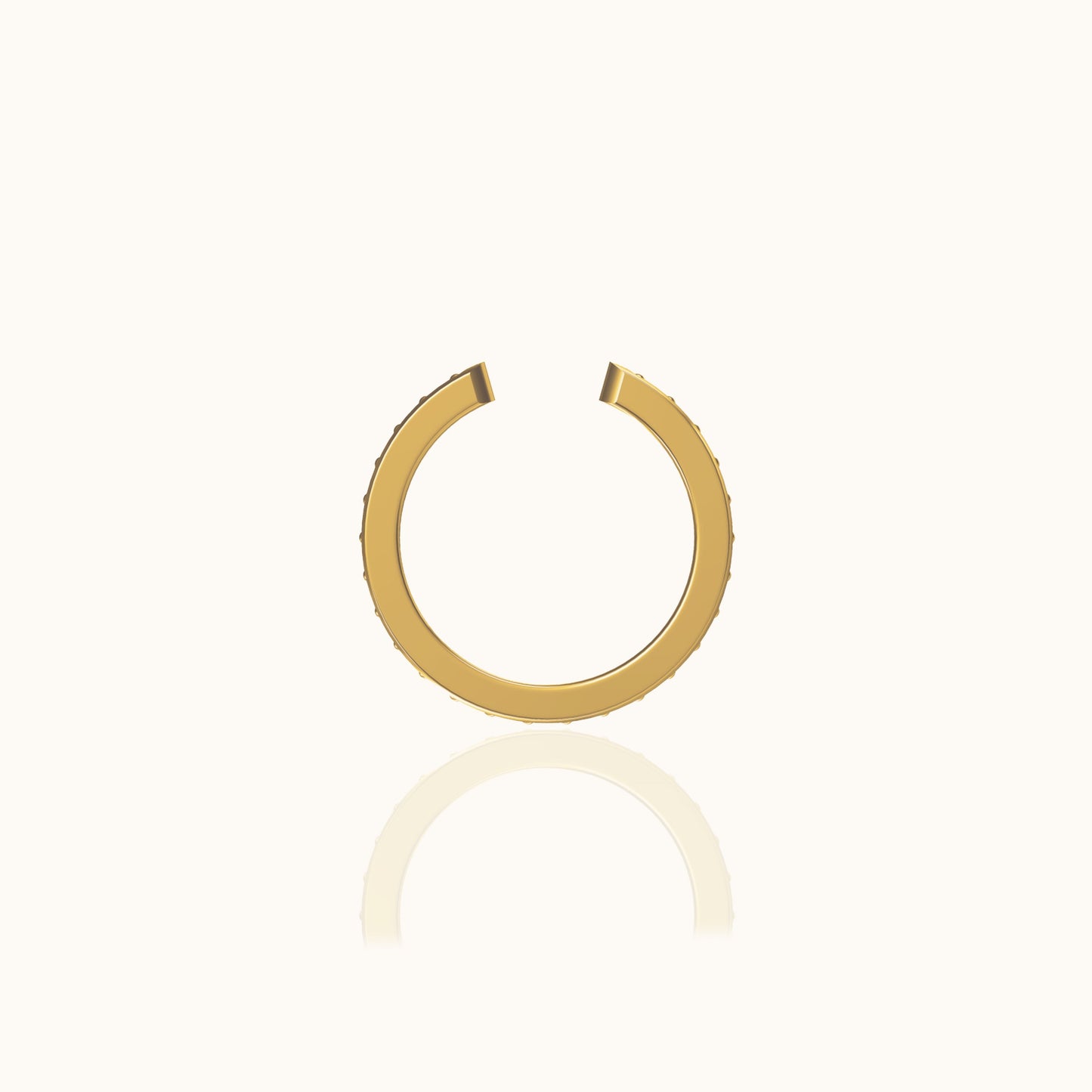 Single CZ Ear Cuff
