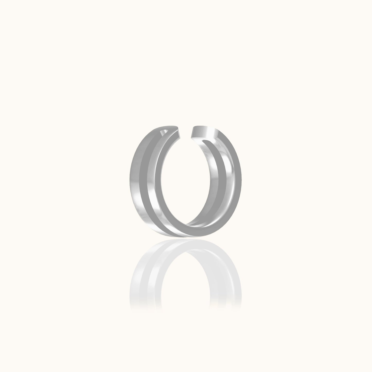 Single Double Layer Ear Cuff