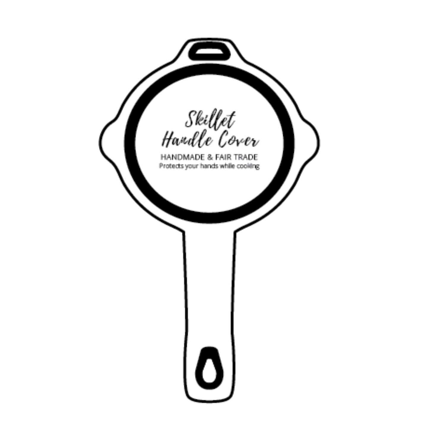 Snowman Skillet Handle Holder