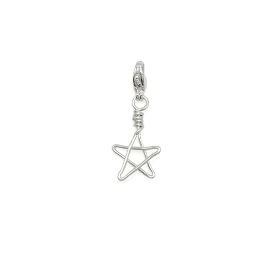 Star silver charm