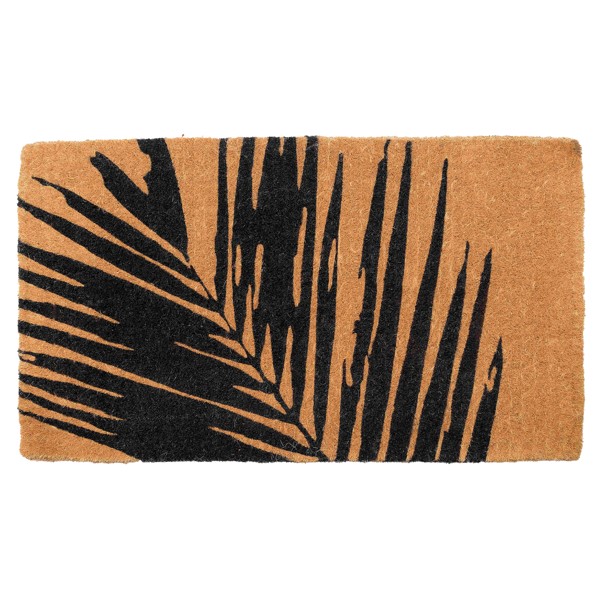 Summertime Palm Leaf Coir Doormat