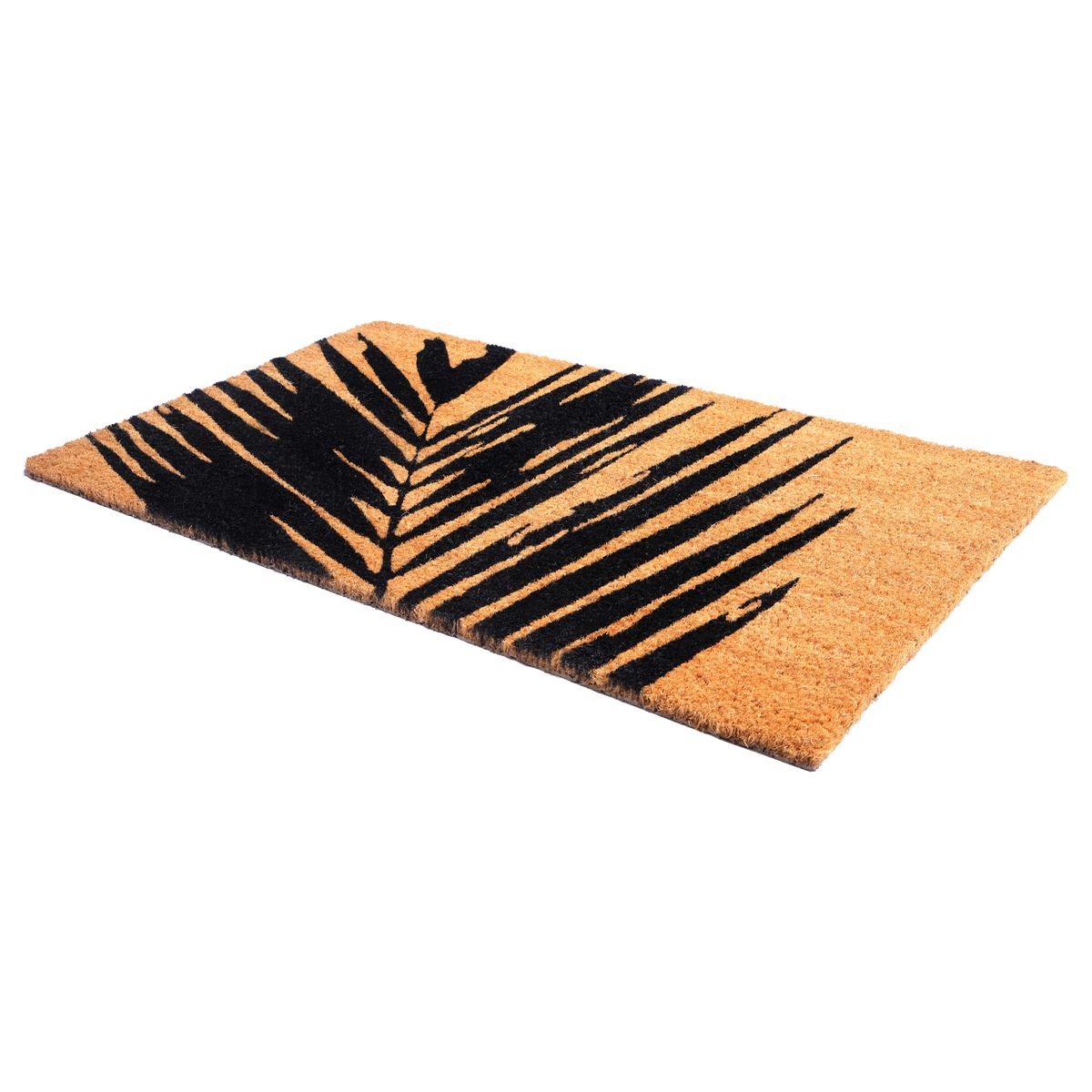Summertime Palm Leaf Coir Doormat