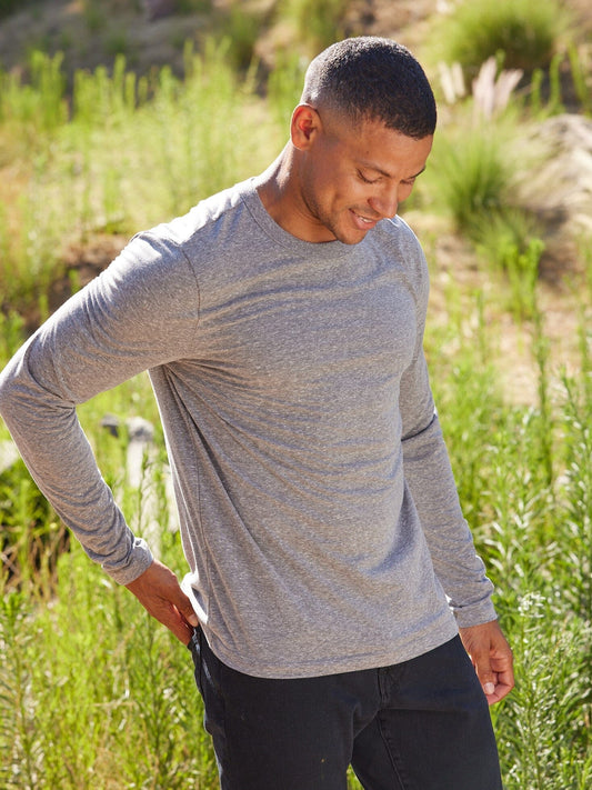 Tucker Triblend Jersey Long Sleeve Crew Tee