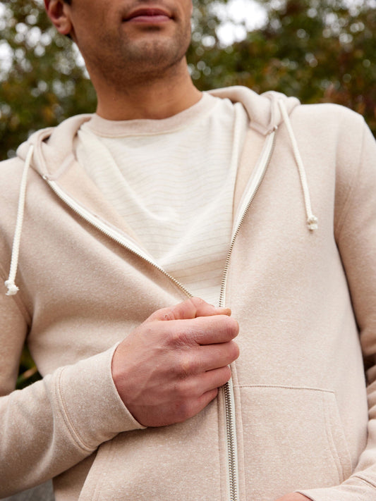 Everyday Triblend Fleece Zip Sweatshirt