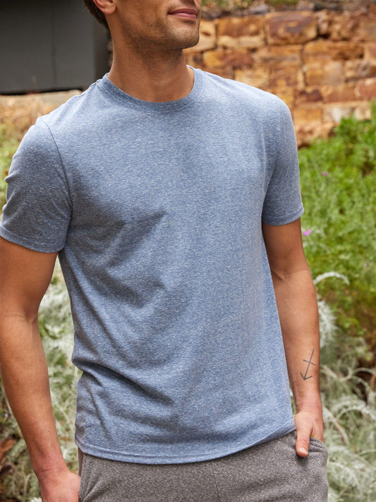 Everyday Triblend Jersey Crew Tee
