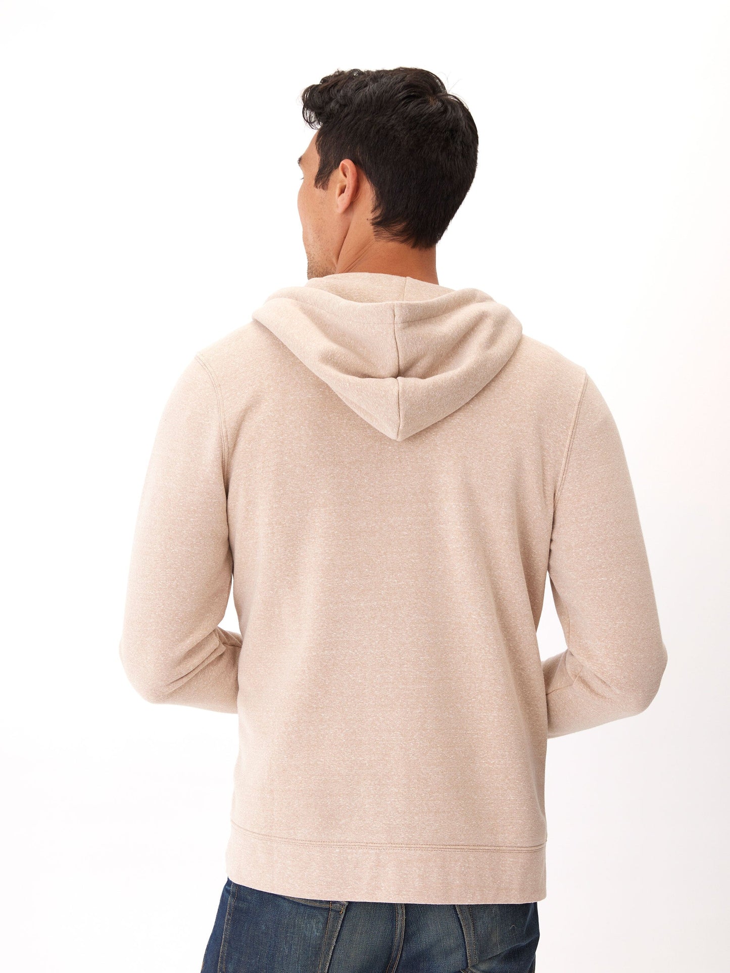 Triblend Zip Fleece Hoodie