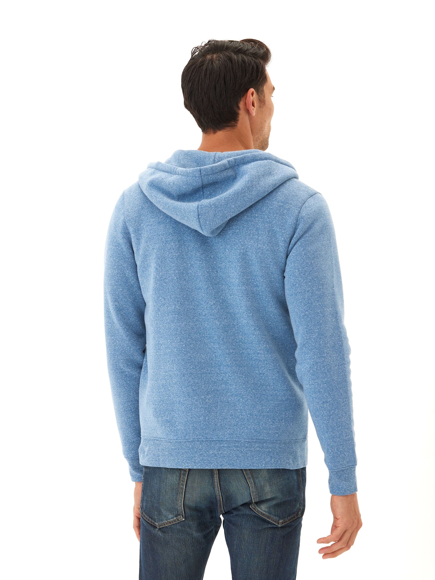 Triblend Zip Fleece Hoodie