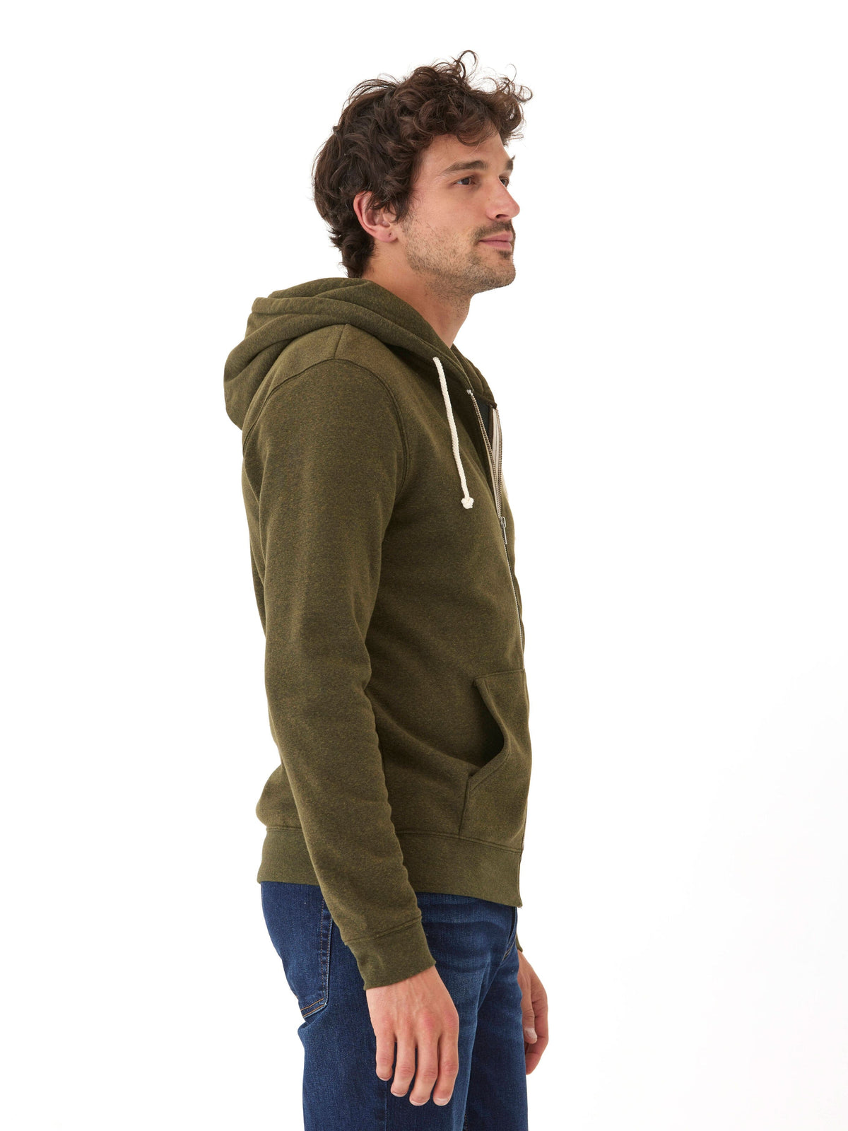 Everyday Triblend Fleece Zip Sweatshirt