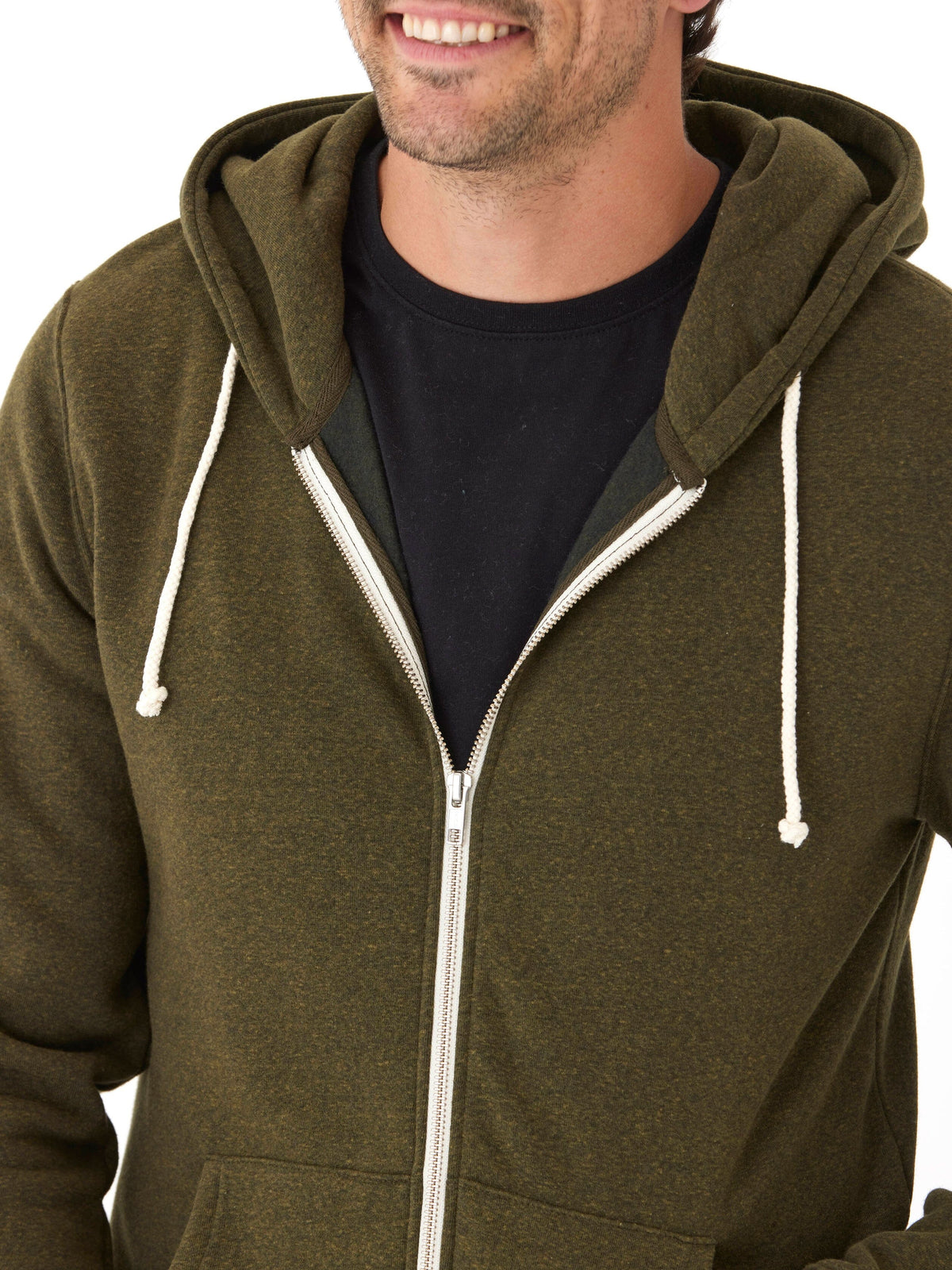Everyday Triblend Fleece Zip Sweatshirt