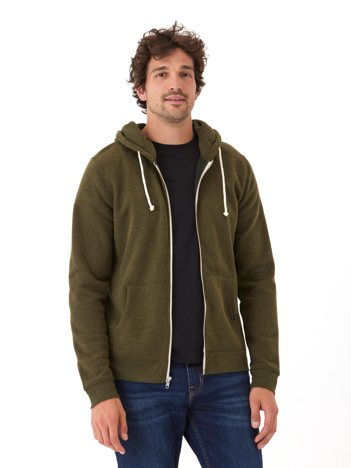 Everyday Triblend Fleece Zip Sweatshirt