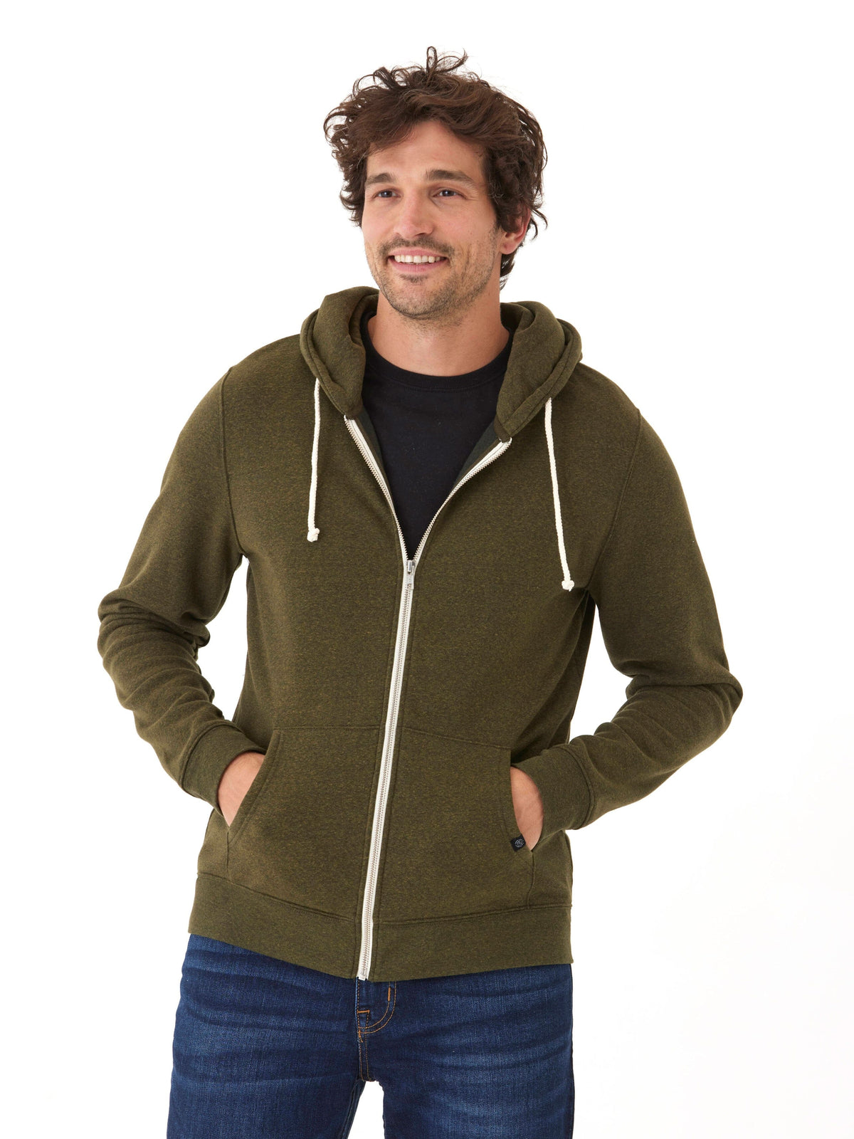 Everyday Triblend Fleece Zip Sweatshirt