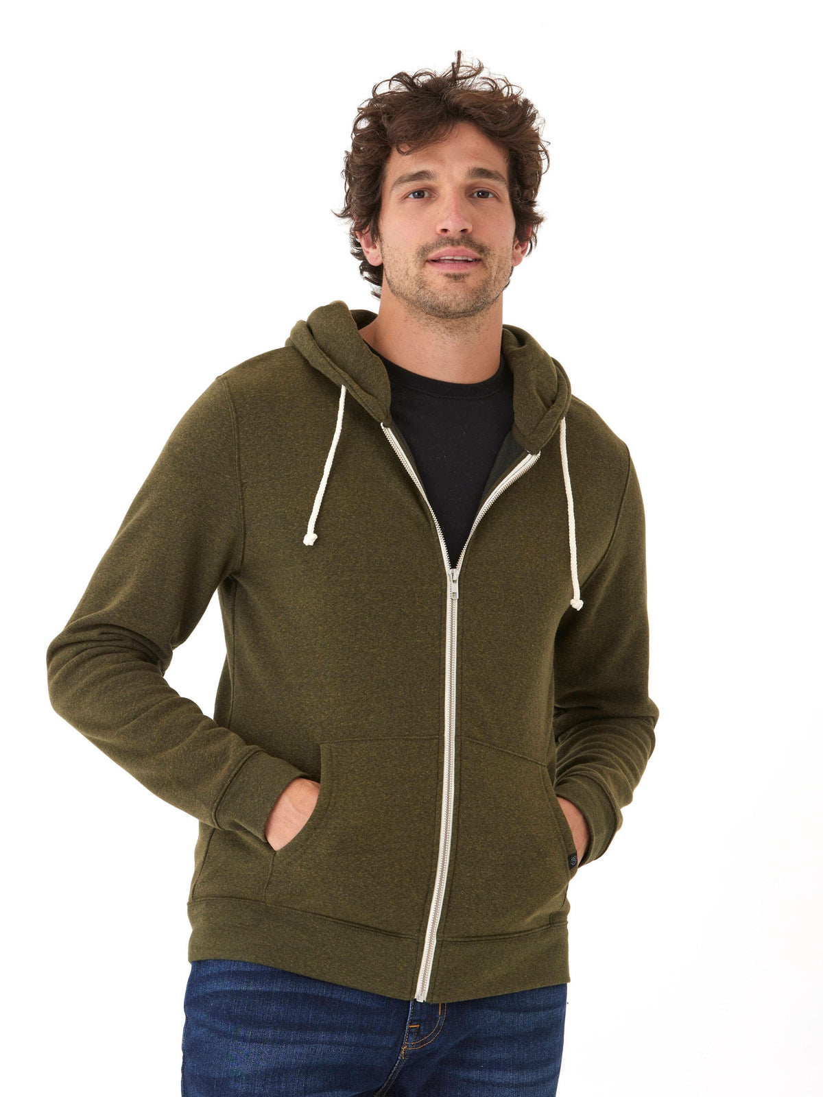 Everyday Triblend Fleece Zip Sweatshirt